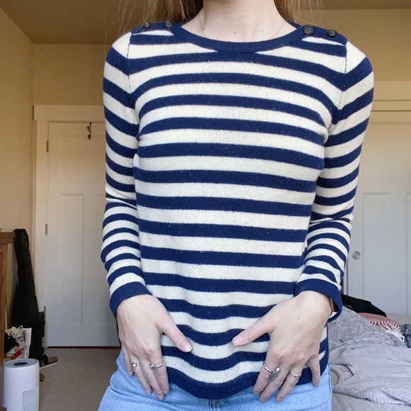 madewell 100% merino wool striped sweater - Picture 2 of 5